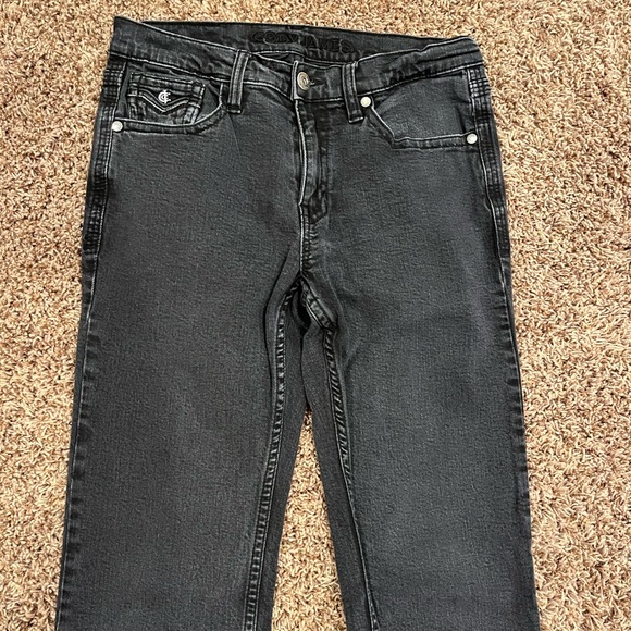 Cody James Men’s Dark Wash Stretch Slim Straight Jeans - Picture 3 of 12